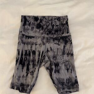 Lululemon Tie-Dye High-Waisted Biker Shorts